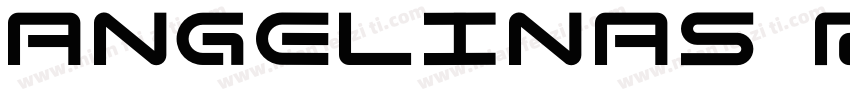 Angelinas Regular字体转换